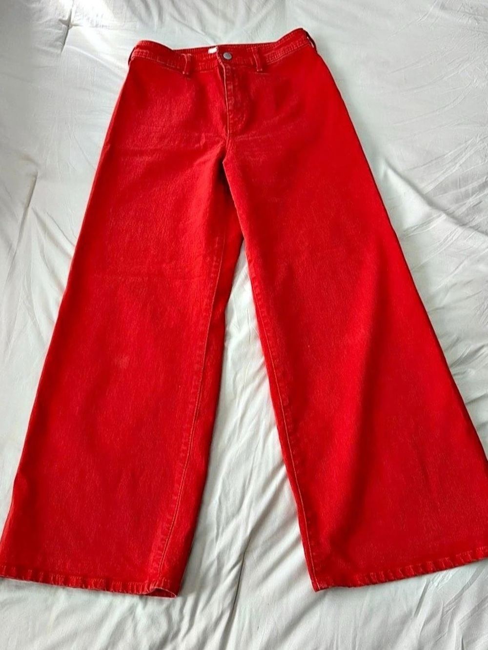 Universal Thread Sailor Wide Leg Wide Leg Red Waist 6